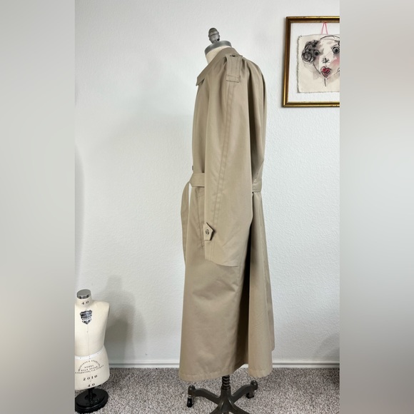 Christian Dior Monsieur Trench Coat Men's w Liner 46R - Picture 4 of 12